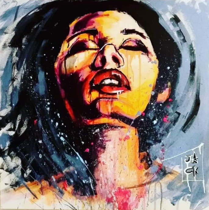 Storm, Acrilico su tela 60×60 Anno_05_2020