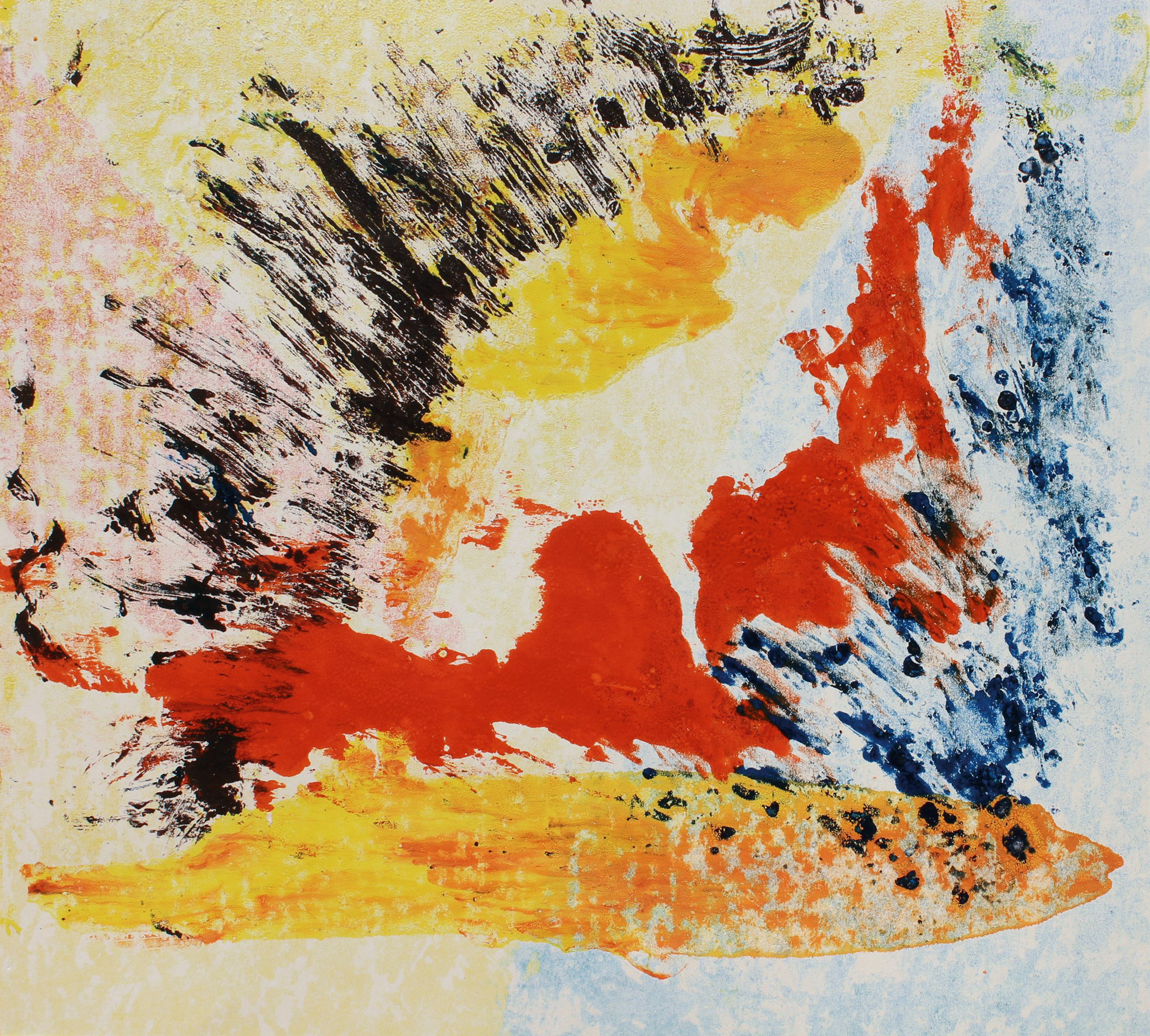 ichthys, 2014, tecnica mista su carta, cm 42 x 48,5