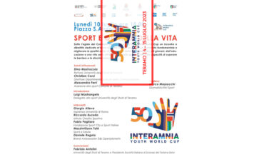 “SPORT E QUALITA’ DELLA VITA” CONVEGNO CON IL GIORNALISTA DI RAI SPORT MARCO MAZZOCCHI IN PIAZA SANT’ANNA