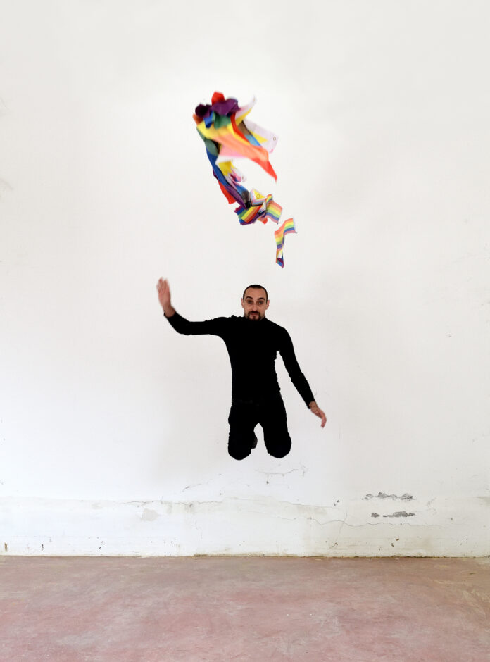 Giovanni Gaggia, The colours of changement, 2023, cm 200 x 270, Casa Bucci, foto di Michele Alberto Sereni (1)